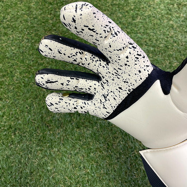 ウールシュポルトuhlsportパワーラインエリートフレックスカットハーフネガティブ1013014-01サッカーGKグローブブラック×ゴールド×ホワイト