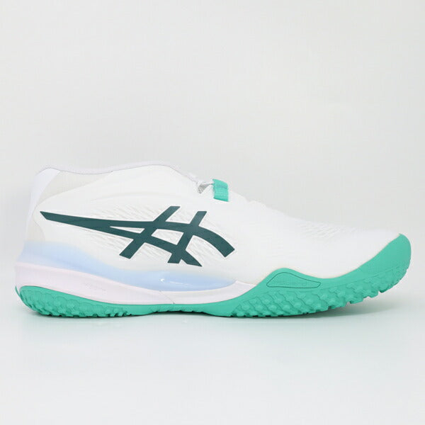 アシックスasicsメンズテニスシューズGEL-RESOLUTIONXOCゲルレゾリューションXOCオムニクレーコート用ホワイト1041A502-101