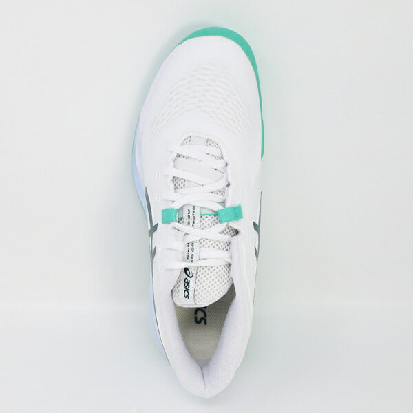 アシックスasicsメンズテニスシューズGEL-RESOLUTIONXOCゲルレゾリューションXOCオムニクレーコート用ホワイト1041A502-101