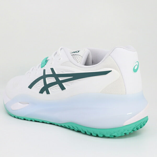 アシックスasicsメンズテニスシューズGEL-RESOLUTIONXOCゲルレゾリューションXOCオムニクレーコート用ホワイト1041A502-101