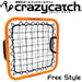 【ショップ限定エントリーでさらに+9倍】【メーカー取寄せ商品：納期3-4日(平日)】フットボールギアfootballgearクレイジーキャッチフリースタイル10541サッカーキーパートレーニング用品52×52cm
