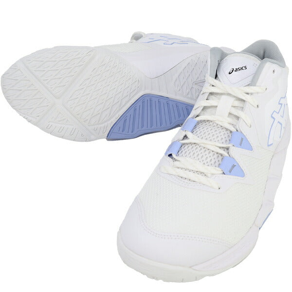 【ショップ限定エントリーでさらに+9倍】アシックスasicsメンズレディースバスケットボールシューズUNPREARS2WIDE1063A069-101ワイドホワイト