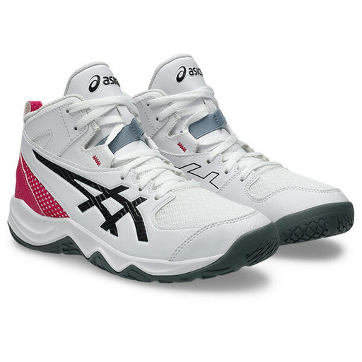 【予約販売】アシックスasicsジュニアバスケットボールシューズDUNKSHOTMB10ダンクショットMB10バッシュミニバス子供ホワイト1064A019-104