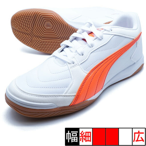 【ショップ限定エントリーでさらに+9倍】プレッシングIVプーマPUMA107419-10プーマホワイトフットサルシューズインドア室内用
