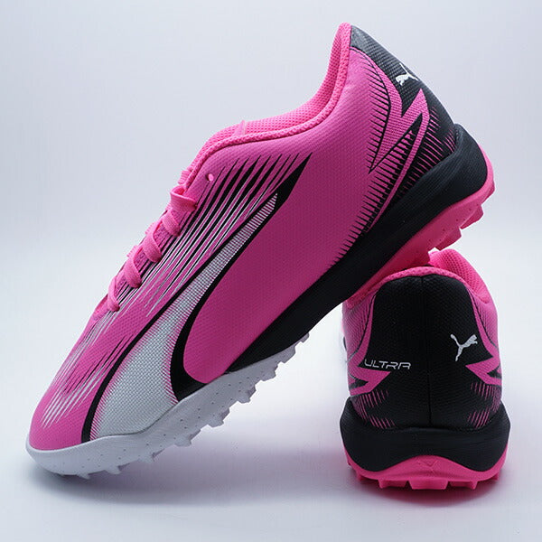 【ショップ限定エントリーでさらに+9倍】ウルトラプレイTT+MIDJRプーマPUMA107774-01ポイズンピンクジュニアサッカートレーニングシューズ