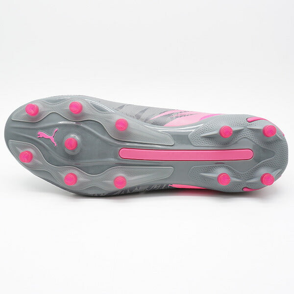 【ショップ限定エントリーでさらに+9倍】キングアルティメットRUSHFG/AG(LONGPILE)プーマPUMA107824-01グレーサッカースパイク人工芝天然芝