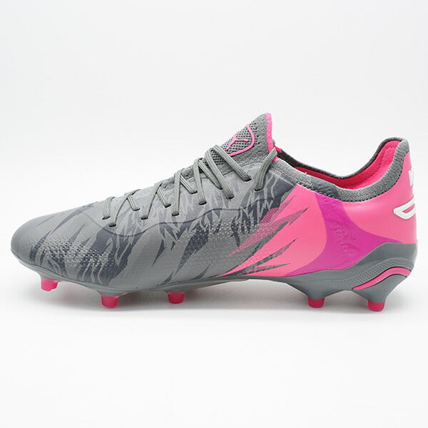 【ショップ限定エントリーでさらに+9倍】キングアルティメットRUSHFG/AG(LONGPILE)プーマPUMA107824-01グレーサッカースパイク人工芝天然芝