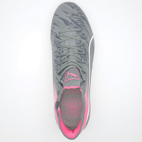 【ショップ限定エントリーでさらに+9倍】キングアルティメットRUSHFG/AG(LONGPILE)プーマPUMA107824-01グレーサッカースパイク人工芝天然芝