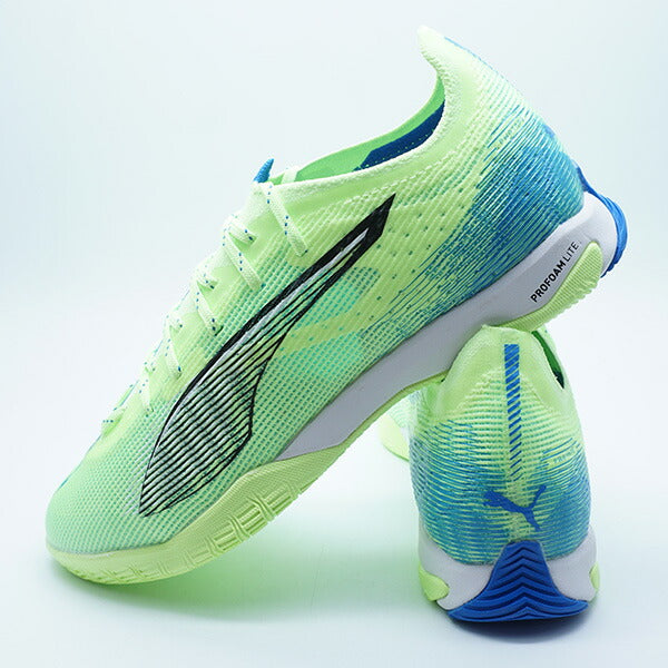 ウルトラ5プロコートプーマPUMA107888-03フィジーアップルフットサルシューズインドア室内用