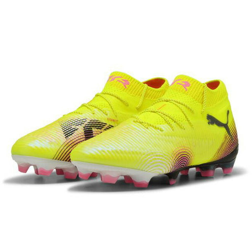 【ショップ限定エントリーでさらに+9倍】フューチャー8アルティメットFGプーマPUMA108138-03イエローアラートサッカースパイク天然芝