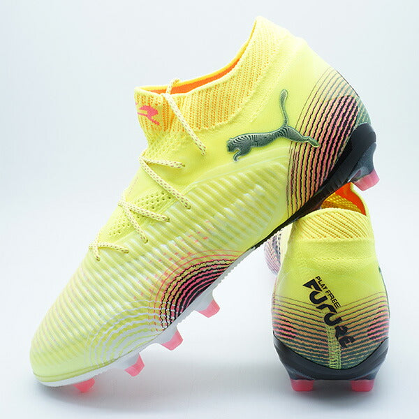 【ショップ限定エントリーでさらに+9倍】フューチャー8アルティメットAG(LONGPILE)プーマPUMA108189-03イエローアラートサッカースパイク人工芝天然芝