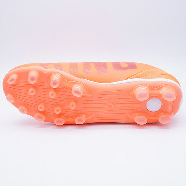 【ショップ限定エントリーでさらに+9倍】キングマッチHG/AG+MIDJRプーマPUMA108321-01グローイングレッドジュニアサッカースパイク