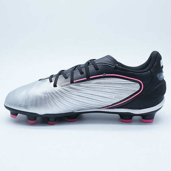 【ショップ限定エントリーでさらに+9倍】キングマッチHG/AG+MIDJRプーマPUMA108321-02プーマシルバージュニアサッカースパイク