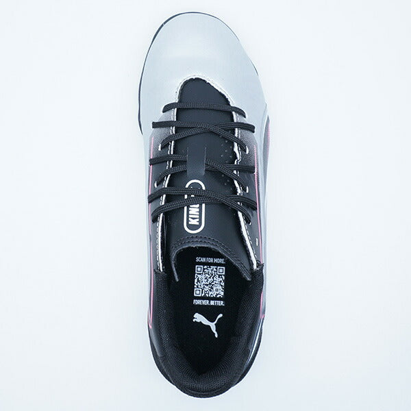 【ショップ限定エントリーでさらに+9倍】キングマッチTT+MIDJRプーマPUMA108324-02プーマシルバージュニアサッカートレーニングシューズ