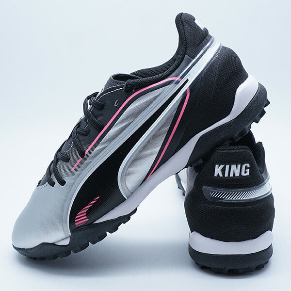 【ショップ限定エントリーでさらに+9倍】キングマッチTT+MIDJRプーマPUMA108324-02プーマシルバージュニアサッカートレーニングシューズ