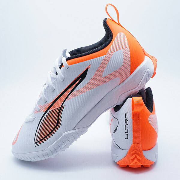 【ショップ限定エントリーでさらに+9倍】ウルトラ5プレイTT+MIDJRプーマPUMA108332-01プーマホワイトジュニアサッカートレーニングシューズ