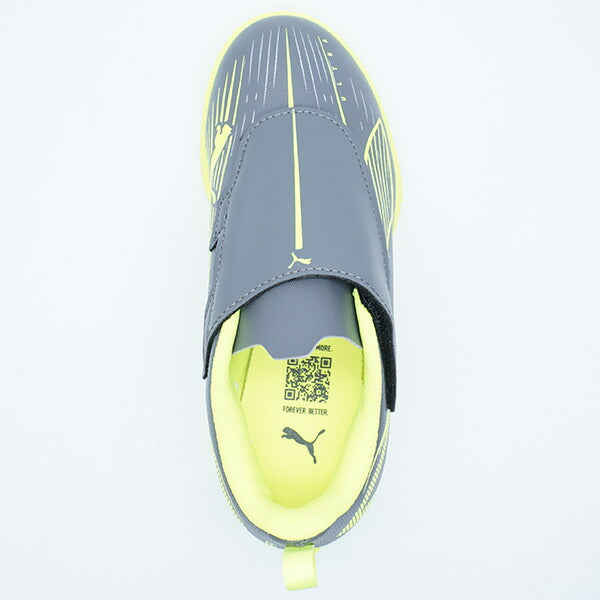 【ショップ限定エントリーでさらに+9倍】【送料無料】ウルトラプレイVTTJRプーマPUMA108335-03マットエイジドシルバージュニアサッカートレーニングシューズベルクロ