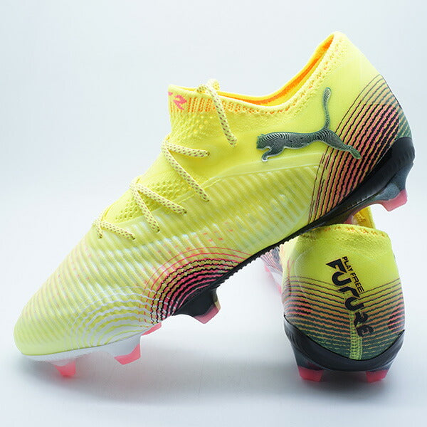 フューチャー8アルティメットLOWFGプーマPUMA108361-03イエローアラートサッカースパイク天然芝