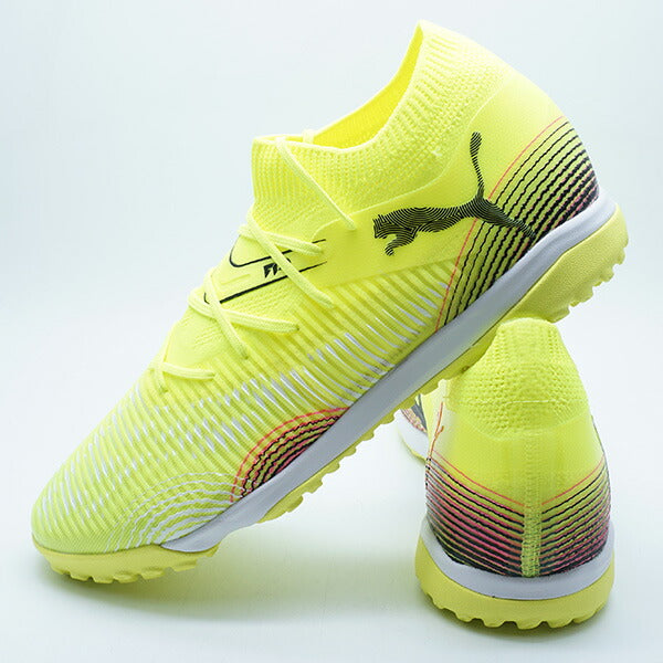フューチャー8マッチTTプーマPUMA108370-03イエローアラートジュニアサッカートレーニングシューズ