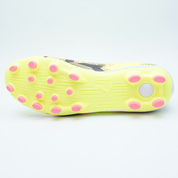 【ショップ限定エントリーでさらに+9倍】フューチャー8プレイHG/AG+MIDJRプーマPUMA108394-03イエローアラートジュニアサッカースパイク