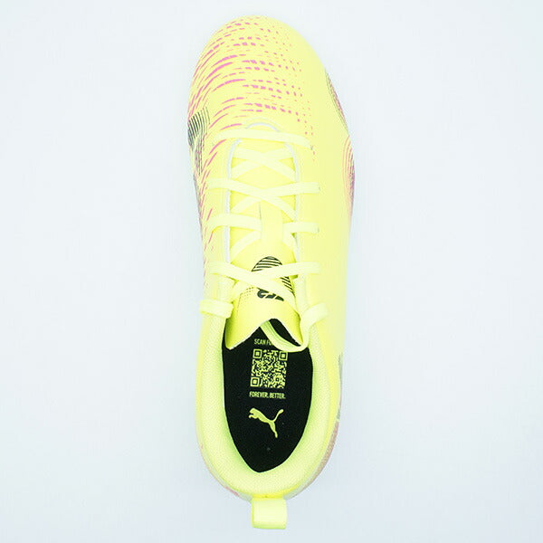 【ショップ限定エントリーでさらに+9倍】フューチャー8プレイHG/AG+MIDJRプーマPUMA108394-03イエローアラートジュニアサッカースパイク