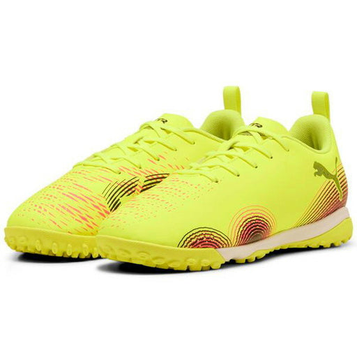 【ショップ限定エントリーでさらに+9倍】フューチャー8プレイTT+MIDJRプーマPUMA108395-03イエローアラートジュニアサッカートレーニングシューズ