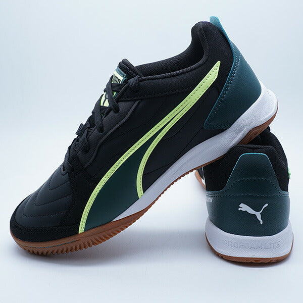 【ショップ限定エントリーでさらに+9倍】プレッシングIVプーマPUMA108570-02プーマブラックフットサルシューズインドア室内用