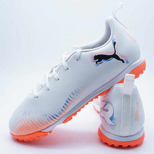 【ショップ限定エントリーでさらに+9倍】フューチャー8プレイTT+MidJRプーマPUMA108625-01プーマホワイトジュニアサッカートレーニングシューズ