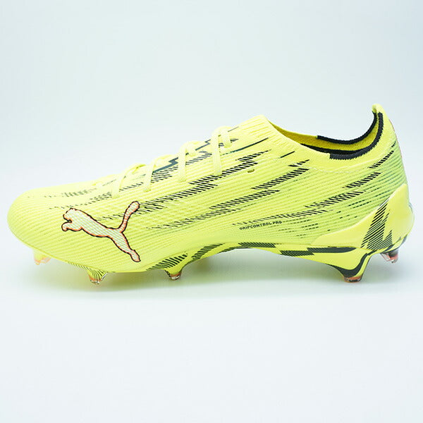 ULTRA6ULFGプーマPUMA108699-01イエローアラートサッカースパイク天然芝