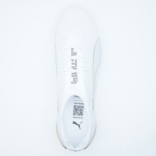 ウルトラ6アルティメットFGプーマPUMA108699-04ホワイトゴールドサッカースパイク天然芝