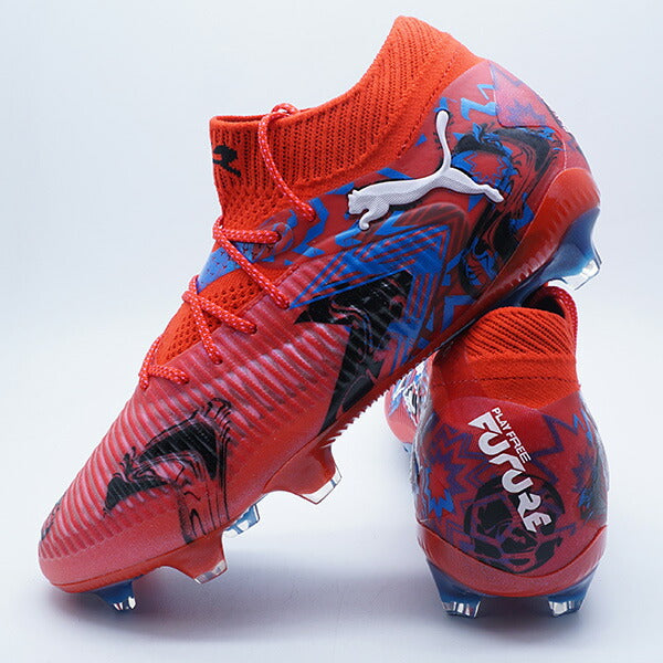 【ショップ限定エントリーでさらに+9倍】フューチャー8アルティメットPLAYMAKERSFGプーマPUMA108748-01プーマレッドサッカースパイク天然芝
