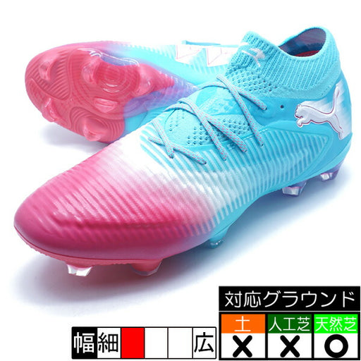 【ショップ限定エントリーでさらに+9倍】フューチャー8アルティメットRE-CHARGEFGプーマPUMA108756-01ヒーローブルーサッカースパイク天然芝