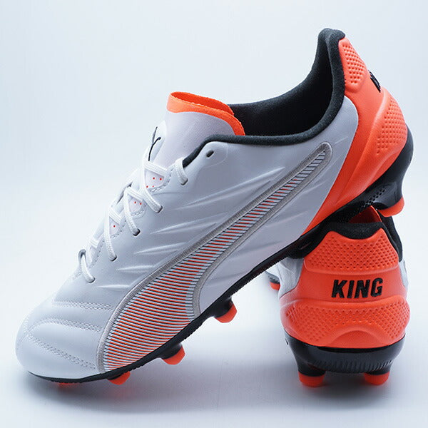【ショップ限定エントリーでさらに+9倍】キングプロHG/AGプーマPUMA108829-01プーマホワイトサッカースパイク
