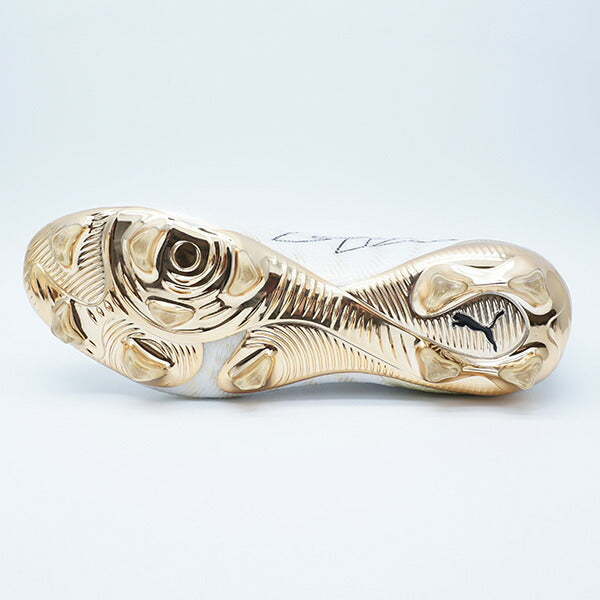 フューチャー9アルティメットFGプーマPUMA108883-04ホワイトゴールドサッカースパイク天然芝