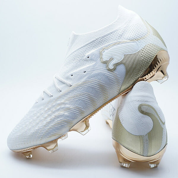 フューチャー9アルティメットFGプーマPUMA108883-04ホワイトゴールドサッカースパイク天然芝
