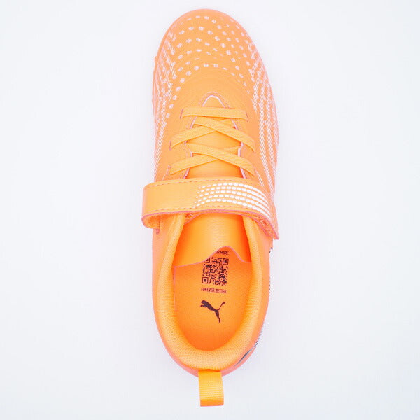 フューチャー9プレイTTVJRプーマPUMA108926-01グローイングレッドジュニアサッカートレーニングシューズベルクロ