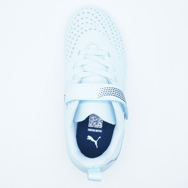 フューチャー9プレイTTVJrプーマPUMA108926-03アイシーブルージュニアサッカートレーニングシューズベルクロ