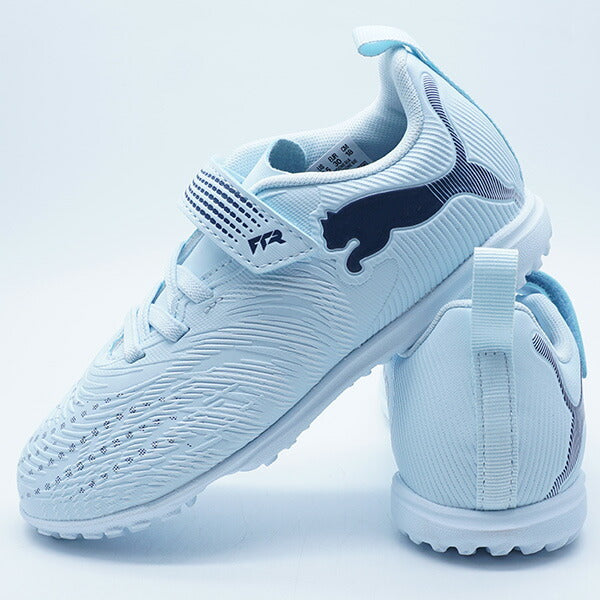 フューチャー9プレイTTVJrプーマPUMA108926-03アイシーブルージュニアサッカートレーニングシューズベルクロ