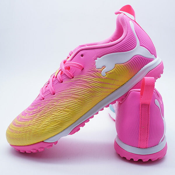 フューチャー9プレイTT+MidJrプーマPUMA108931-05ポイズンピンクジュニアサッカートレーニングシューズ