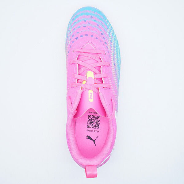 フューチャー9プレイHG/AG+MidJrプーマPUMA108932-05ポイズンピンクジュニアサッカースパイク