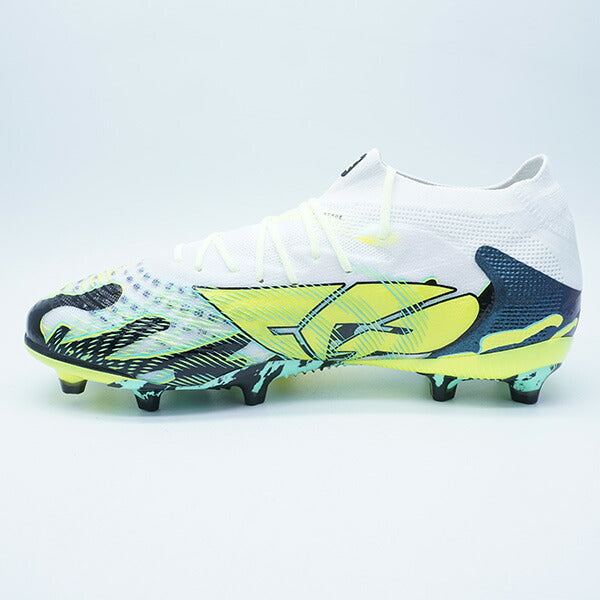 フューチャー9アルティメットクリエイティビティAGプーマPUMA108948-01イエローアラートサッカースパイク人工芝天然芝