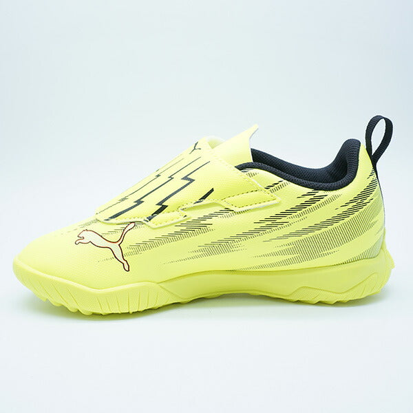 ウルトラ6プレイTTVJRプーマPUMA108991-01イエローアラートジュニアサッカートレーニングシューズベルクロ