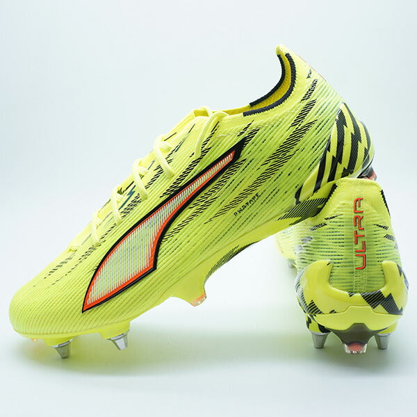ULTRA6ULMXSGプーマPUMA109000-01イエローアラートサッカースパイク取替式