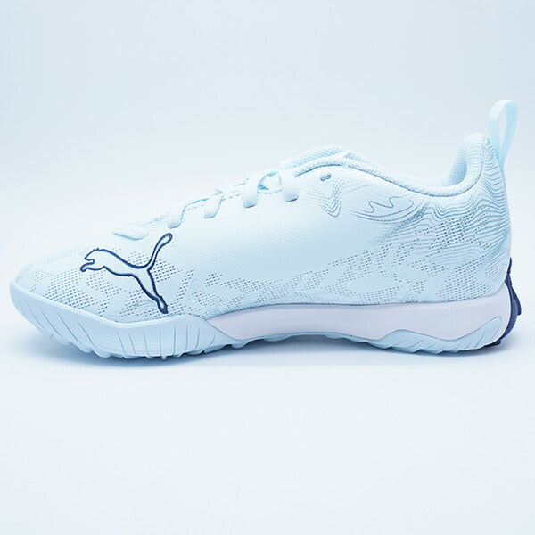 ウルトラ6プレイTT+MidJRプーマPUMA109058-03アイシーブルージュニアサッカートレーニングシューズ