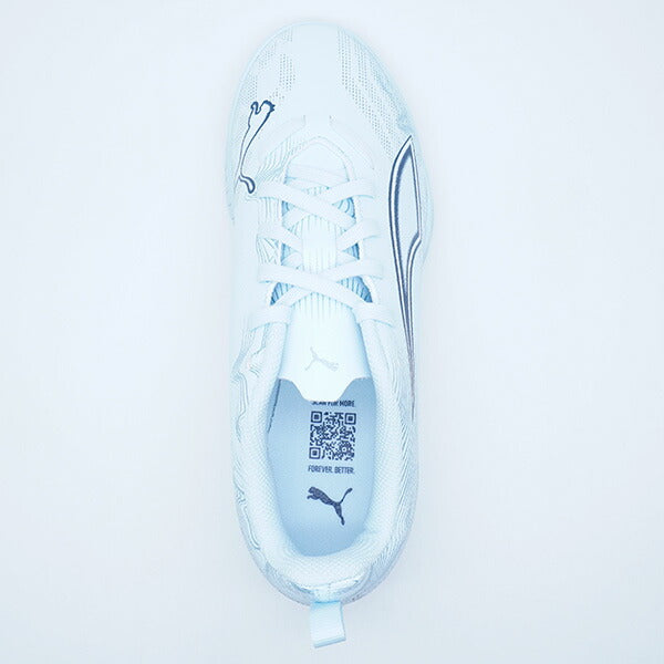 ウルトラ6プレイTT+MidJRプーマPUMA109058-03アイシーブルージュニアサッカートレーニングシューズ