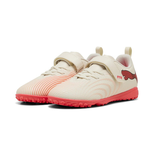フューチャー9プレイTTVJRプーマPUMA109200-01シュガードアーモンドジュニアサッカートレーニングシューズベルクロ
