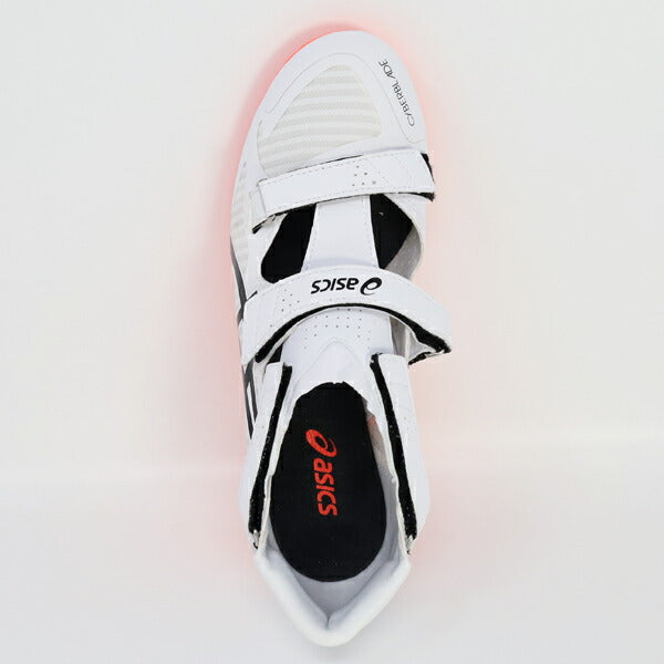 【ショップ限定エントリーでさらに+9倍】アシックスasicsメンズレディース陸上スパイクCYBERBLADE161093A134-100短距離用オールウェザートラック専用ホワイト