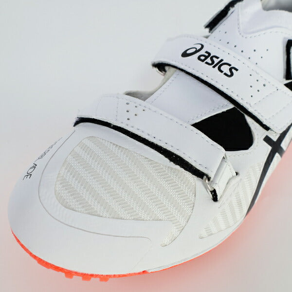 【ショップ限定エントリーでさらに+9倍】アシックスasicsメンズレディース陸上スパイクCYBERBLADE161093A134-100短距離用オールウェザートラック専用ホワイト