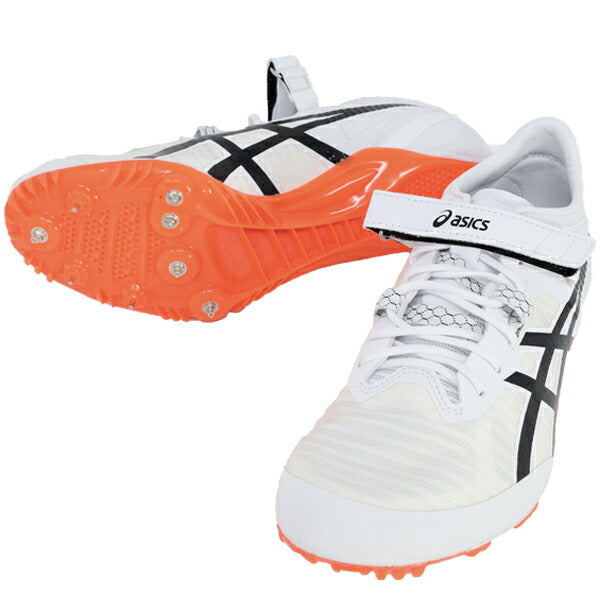 【ショップ限定エントリーでさらに+9倍】アシックスasics陸上スパイクSPBLADE91093A137-100短距離用ハードルマルチ種目対応オールウェザートラック専用ホワイト
