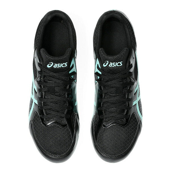 【ショップ限定エントリーでさらに+9倍】アシックスasicsメンズレディース陸上スパイク短距離中距離走幅跳EFFORT13エフォート131093A167-004土トラック兼用ブラック